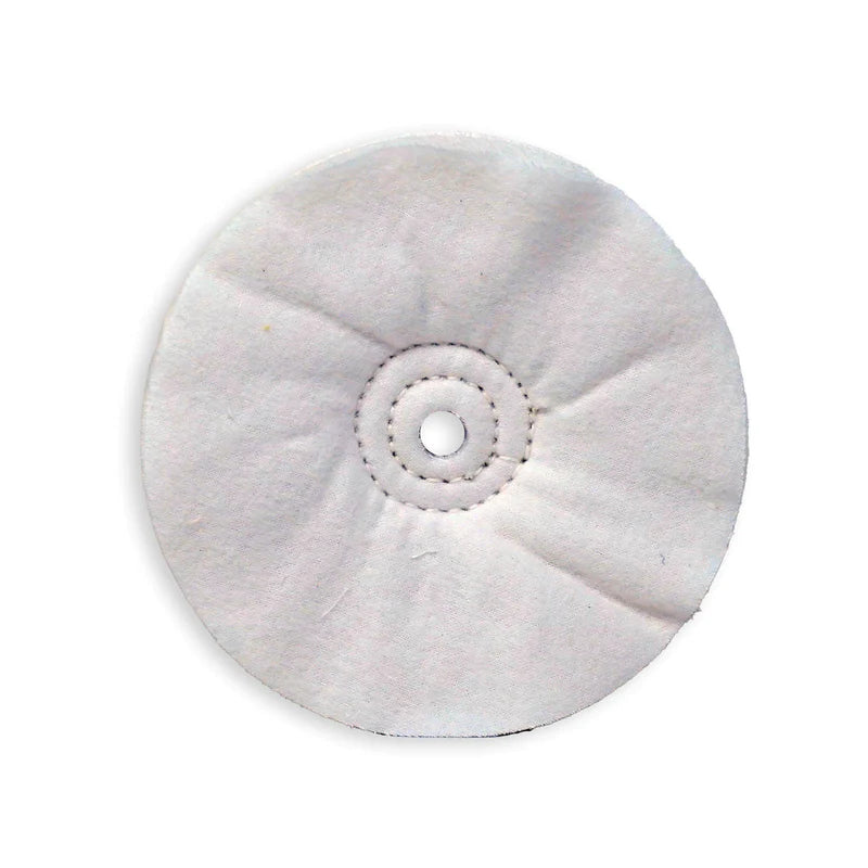Zephyr 8" White Domet Flannel Buff Wheel