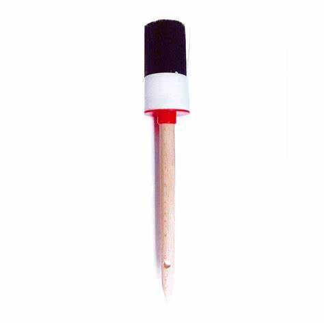 Black Round Bristle Brush