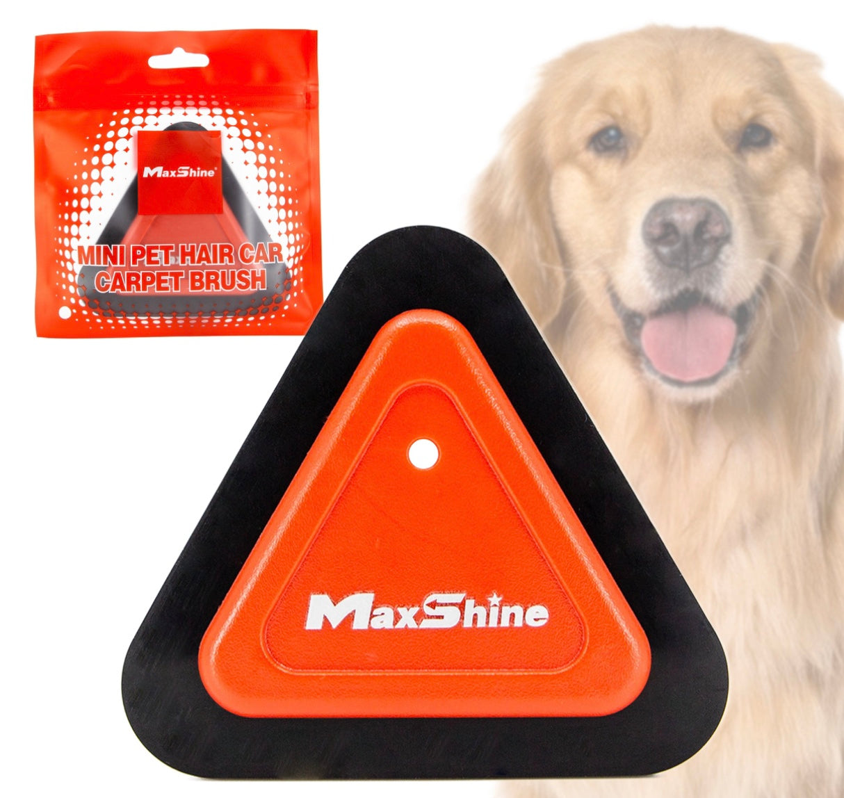 MaxShine Mini Pet Hair Car Carpet Brush