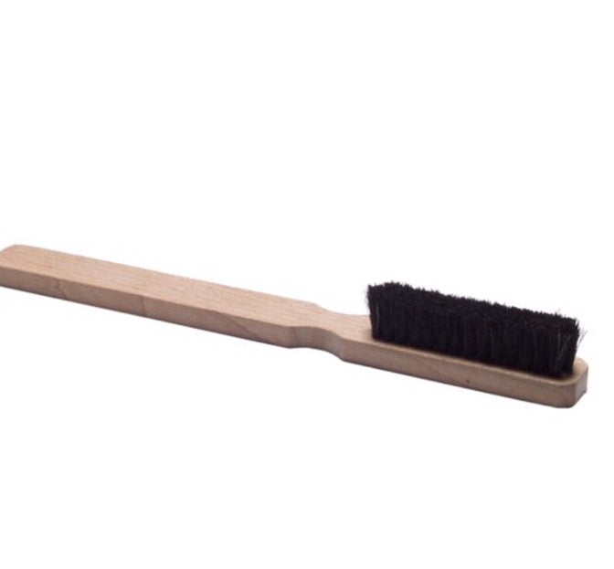 Plastic Handle Horsehair Toothbrush Detail Brush