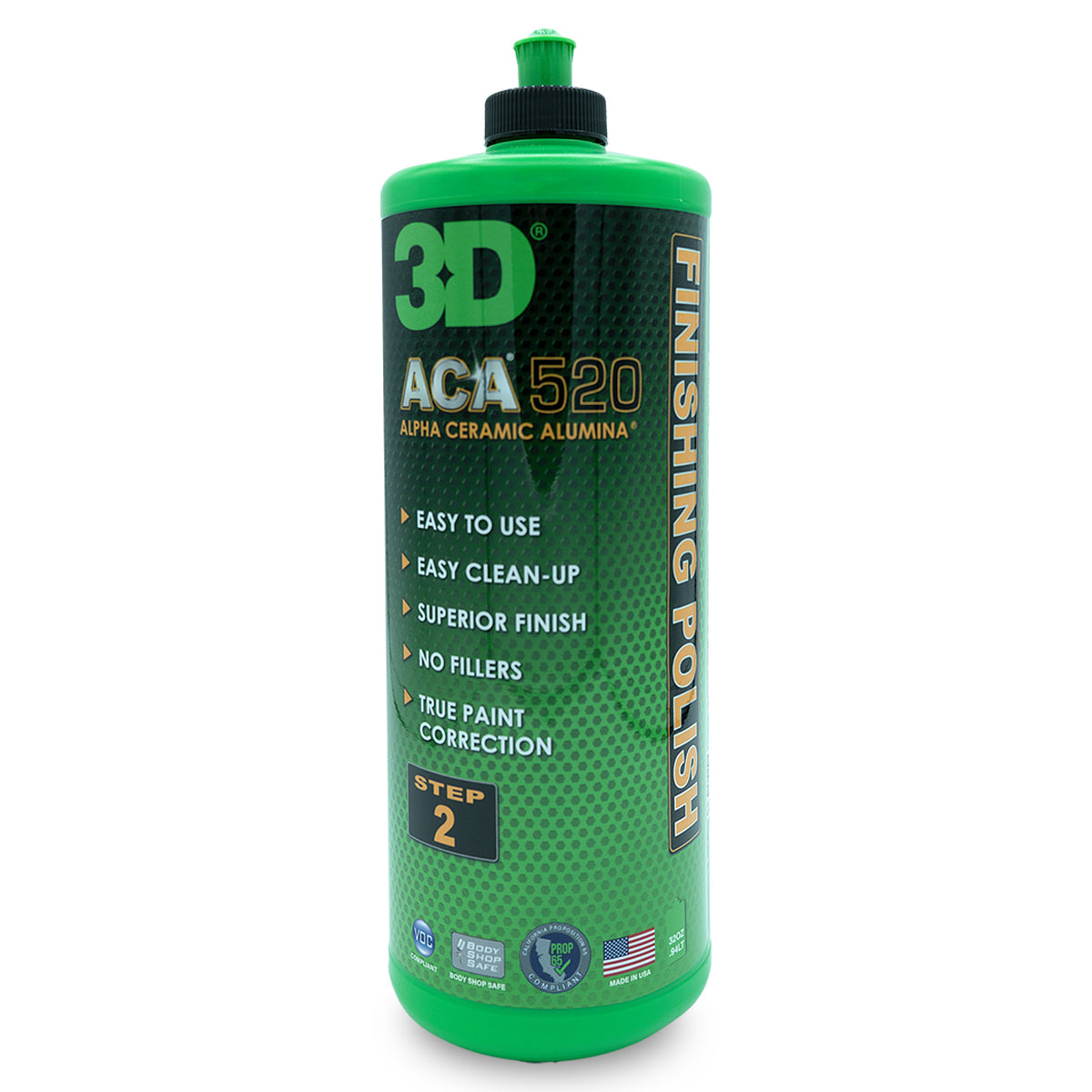 3D ONE Hybrid Cutting Compound & Finishing Polish – 32oz Bottle, Model 400OZ32, For Paint Correction And Shine